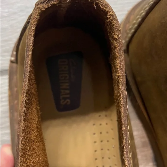Men's Clark’s Brown Leather Shoes - Picture 4 of 6